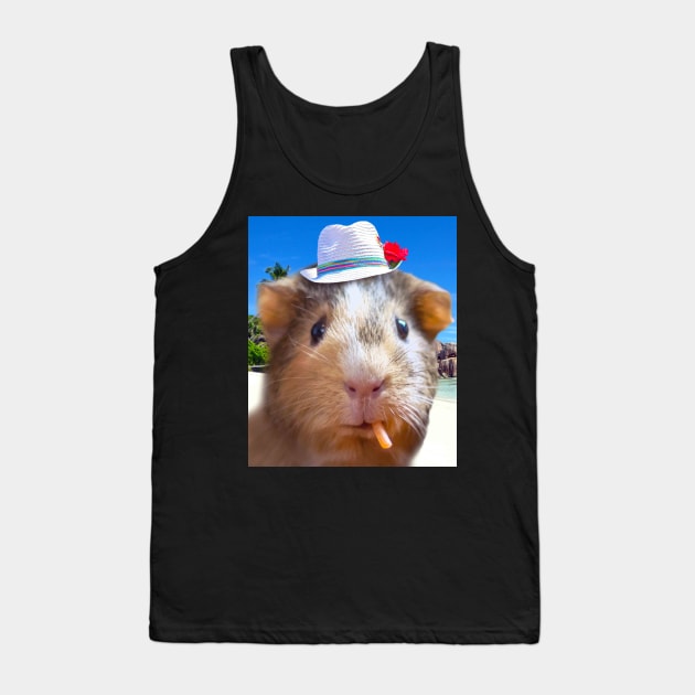 Guinea Pig Face Tank Top by Random Galaxy